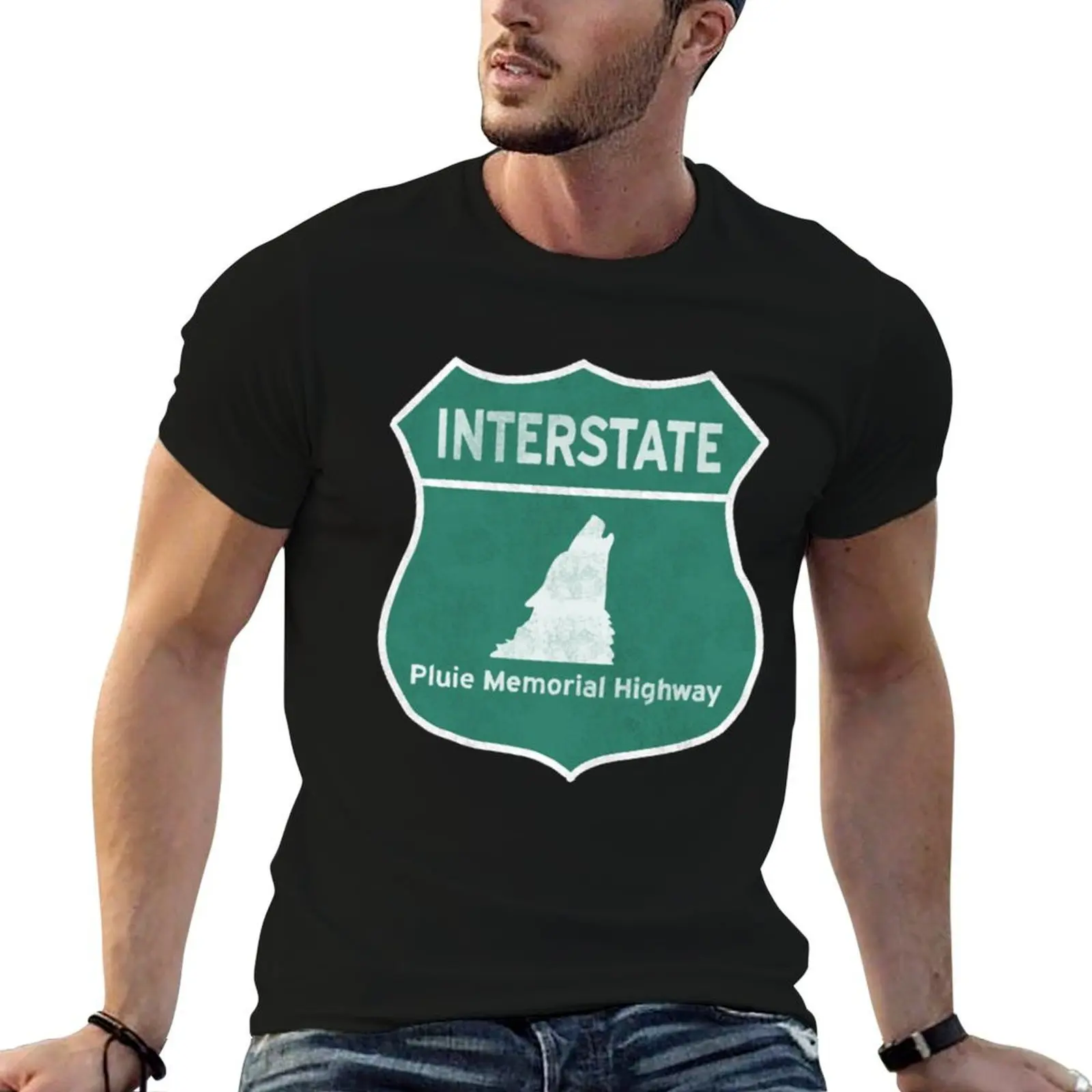 

West Wing Pluie Memorial Highway (Wolves Only) T-Shirt t shirt men 100% cotton luxury brand t shirt man casual T-Shirt