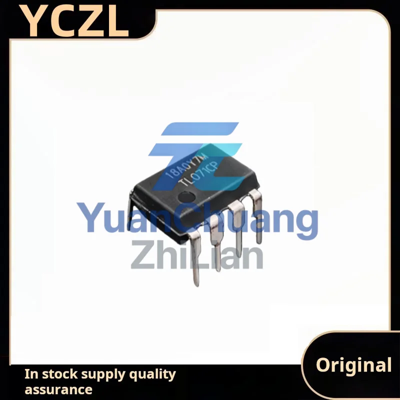 10PCS Brand new original imported genuine TL071CP single channel JFET input operational amplifier DIP-8
