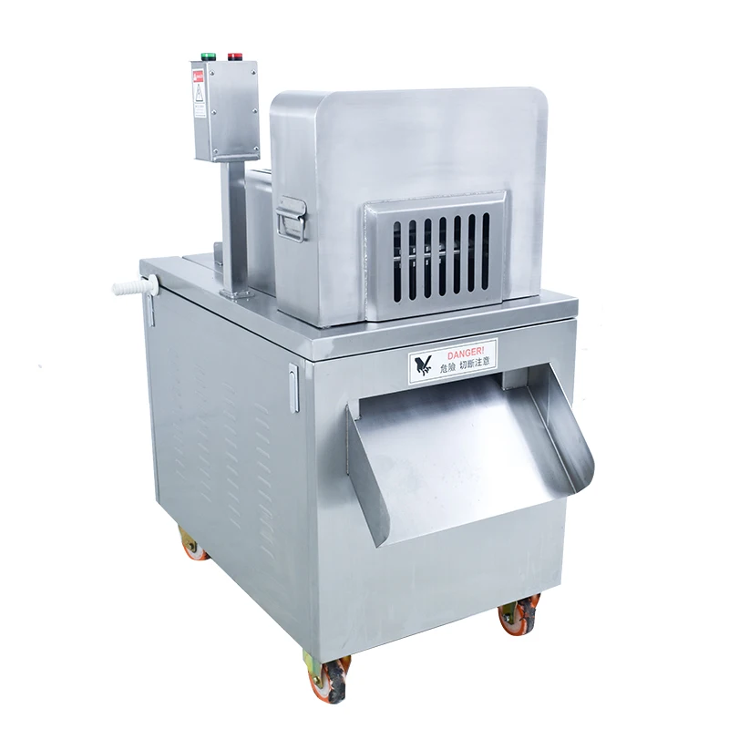 High efficiency stainless steel frozen bone saw chicken beef cutting machine