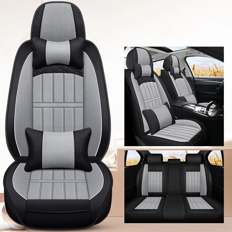 

Breathable Car Seat Covers For Chevrolet Cavalier Cobalt Jaguar F-PACE Skoda Superb 2 3 Auto Interior Accessories Universal
