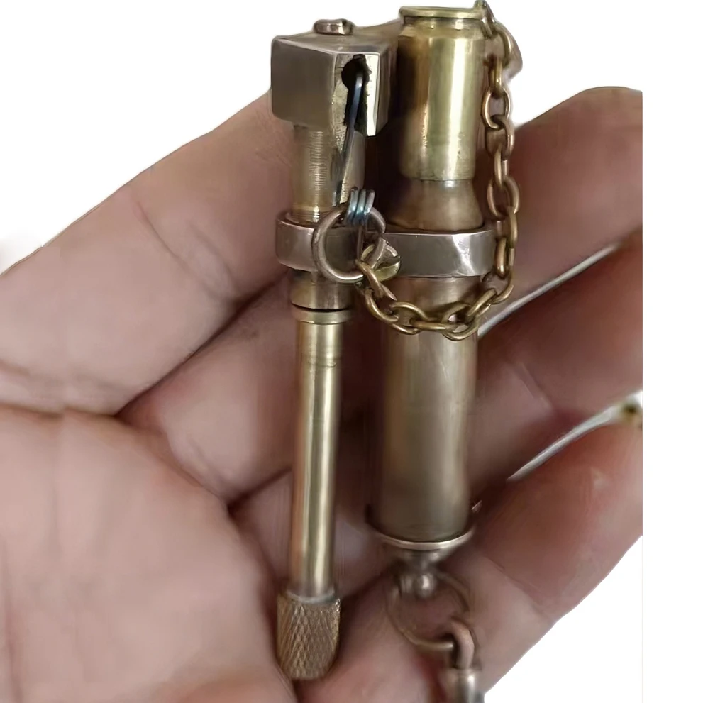 

Nostalgic Handmade Gasolin e Lighter Unique Design Of The Cartridge Case Gift Oil Tank