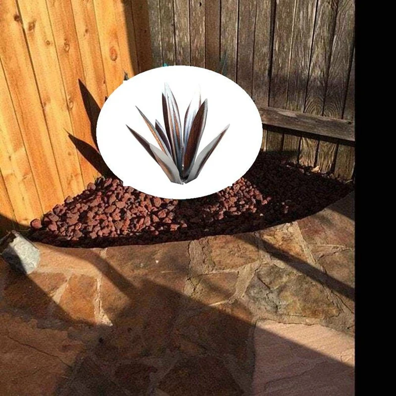 

Tequila Rustic Sculpture, DIY Metal Agave Plant,Rustic Hand Painted Metal Agave,Garden Yard Art Decoration