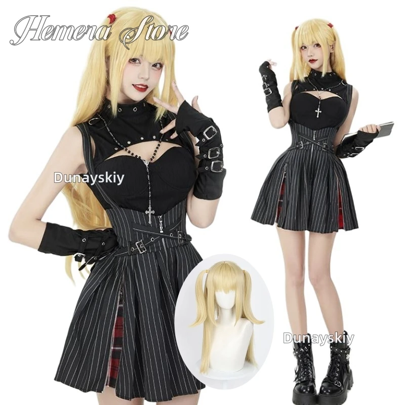 アニメミサミサコスプレ衣装ハロウィンカーニバルゴシック-jk-ドレスアクセサリー小道具スーツ女性男性制服