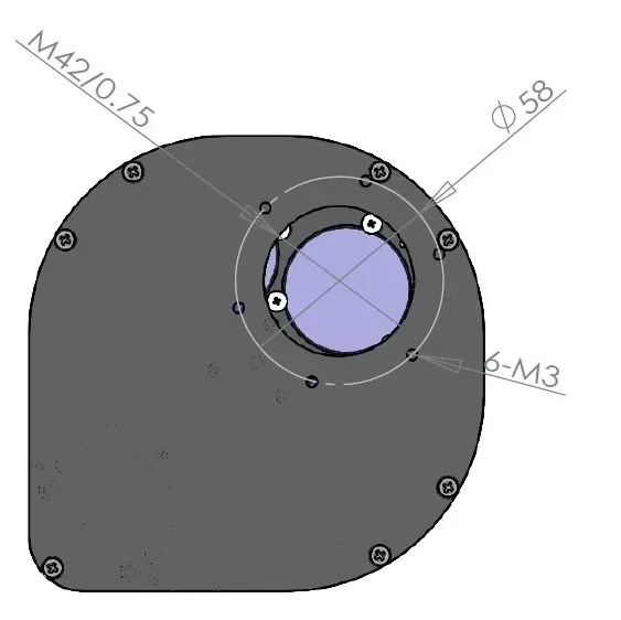 QHYCFW2-S Elektrisches Filterrad Elektrisches Teleskop-Filterrad