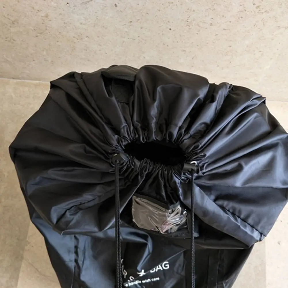 Simple Large Cloth Black for Airplane Gate Check Bag Baby Stroller Bag Stroller Cover Pram Travel Bag Car Seat Storage Bag