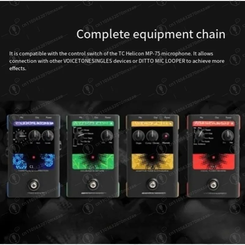 C1/D1/E1/R1/T1/X1 تأثير الغيتار الصوتي دواسة تأخير تردد الملعب تصحيح مفتاح واحد #5