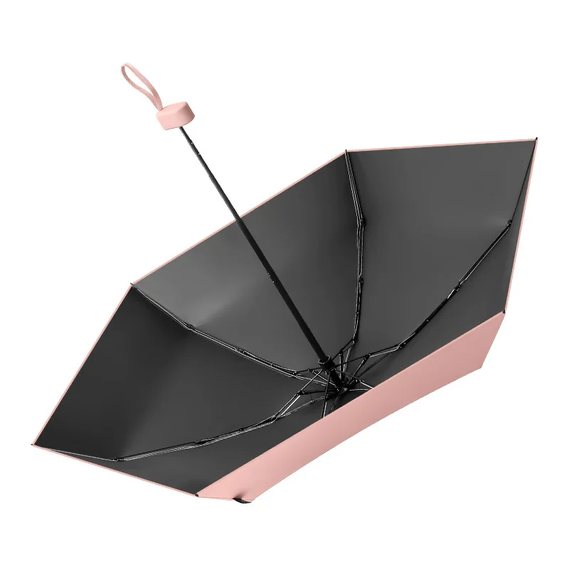 Mini Sunscreen 50 + UV Protection Capsules Sunshine and Rain Umbrella Folding Umbrella Premium Female Sun 50% Umbrella