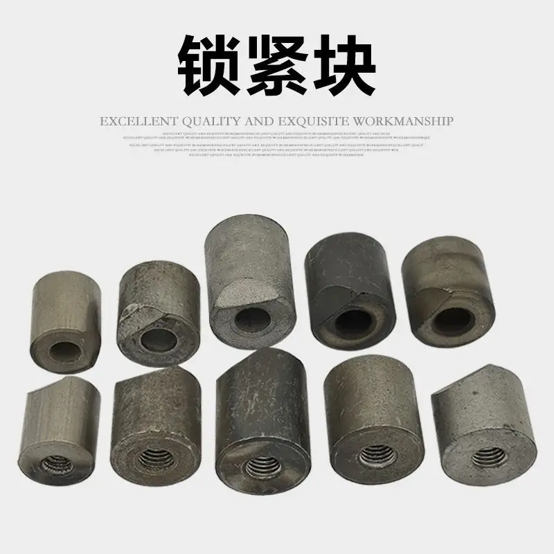 Bench drill head spindle box locking block through hole powder sleeve repair accessories