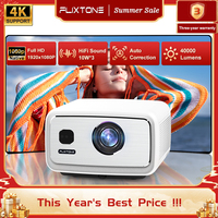 FlixTone D9W Ultra 3000 ANSI Full HD 1080P Projector for Movies Android  WiFi 6 Home Theater Beam Projector for Outdoor Video