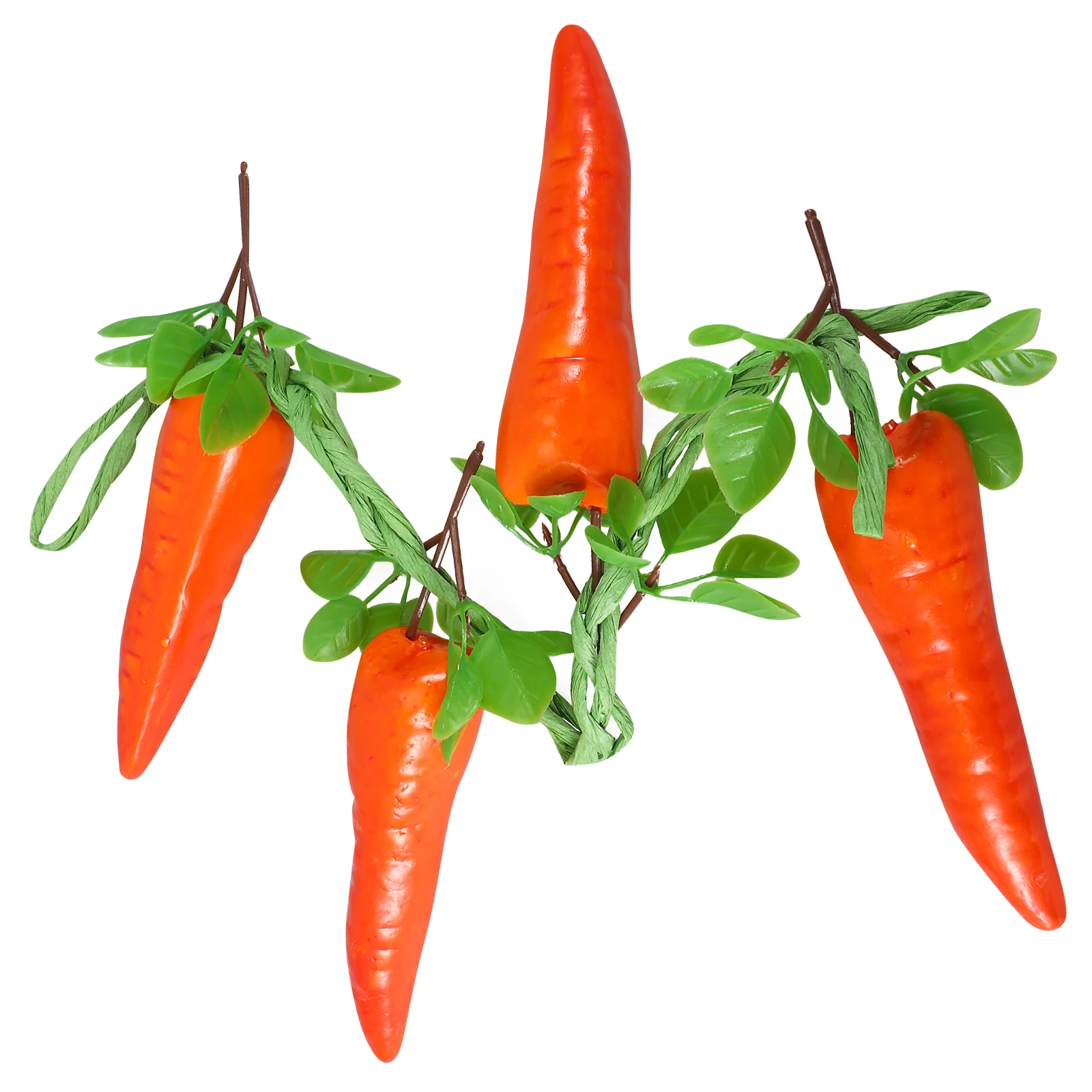 Green Home Decor Artificial Vegetables for Decoration Lifelike Fake Chili Office