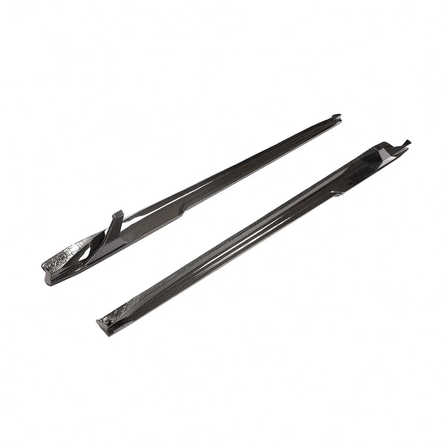 JC Sportline Dry Carbon 991 Auto Side Skirts Splitter For Porsche 911 991 Carrera 4 GTS 3.0T 2017-2019