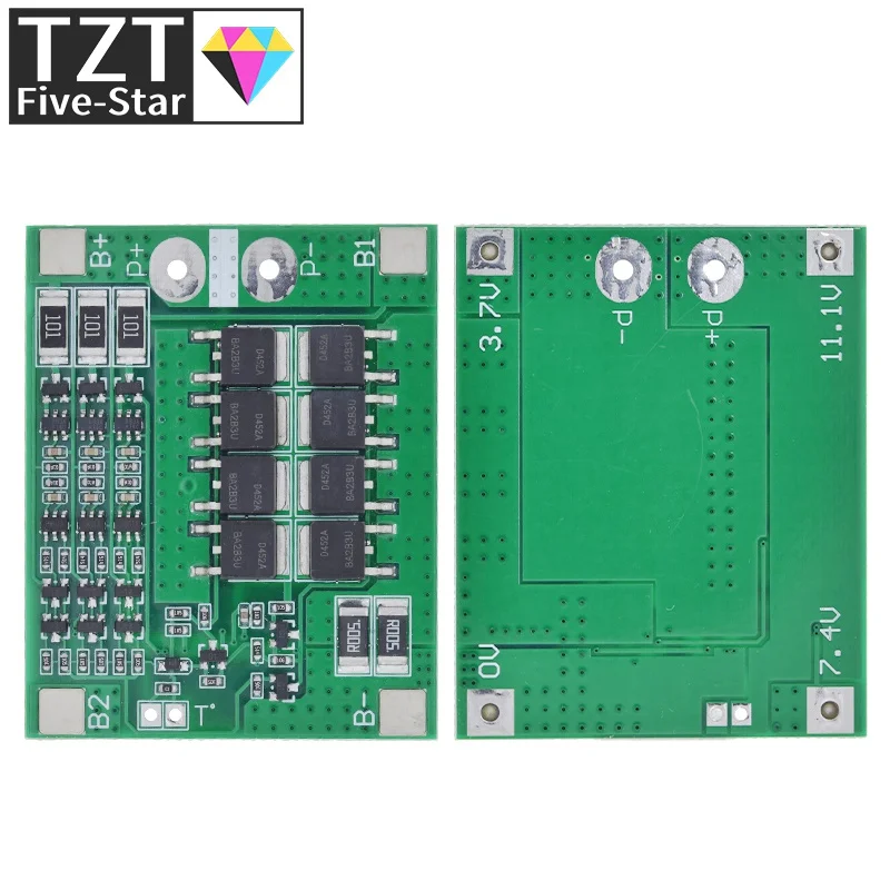 3S 25A Li-ion 18650 BMS PCM Battery Protection Board BMS PCM With Balance For li-ion Lipo Battery Cell Pack Module DIY