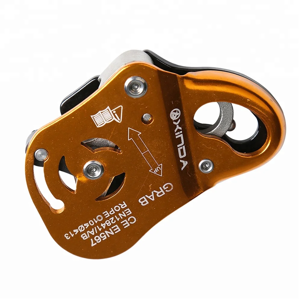 XINDA aluminium climbing rope grab for rescue  climbing working at height