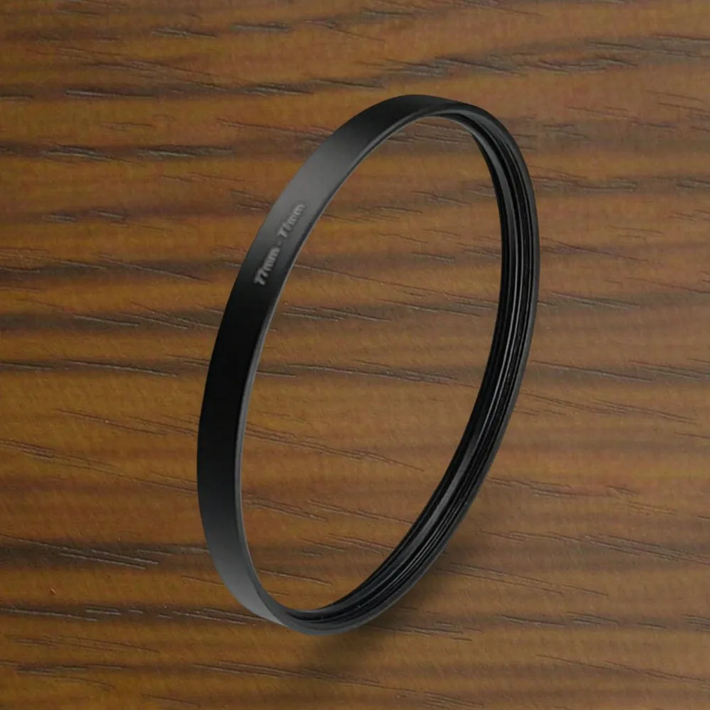 Dual Female Coupling Ring Female-Female Filter Adapter 49 52 58 67 72 77 82mm