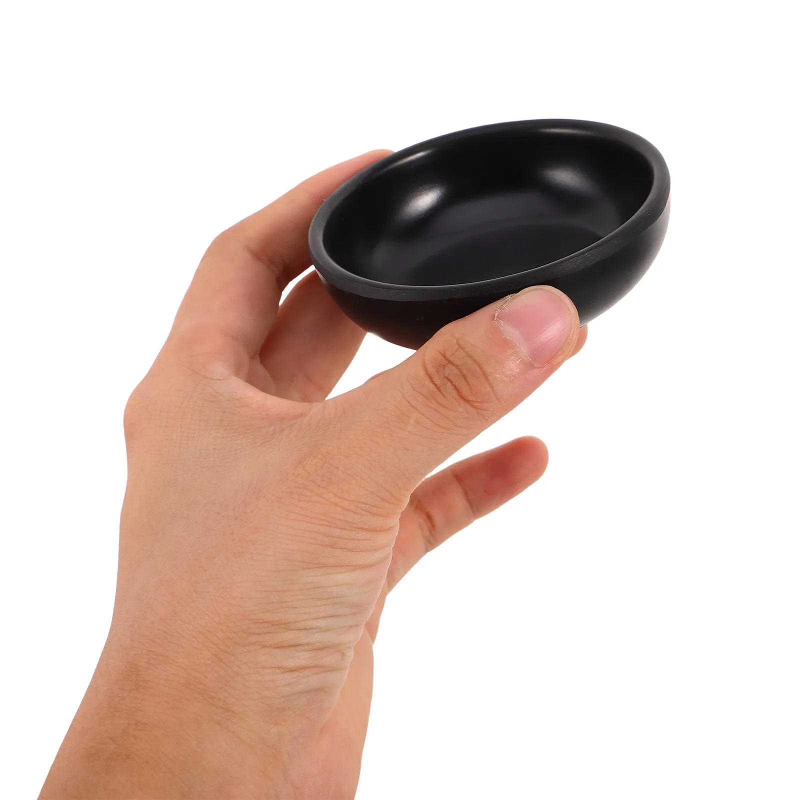 

12Pcs Sturdy Melamine Soy Sauce Dishes Mini Dipping Bowls for Serving Small Seasoning Plates Dishwasher-Safe Outdoor Bbq Kitchen