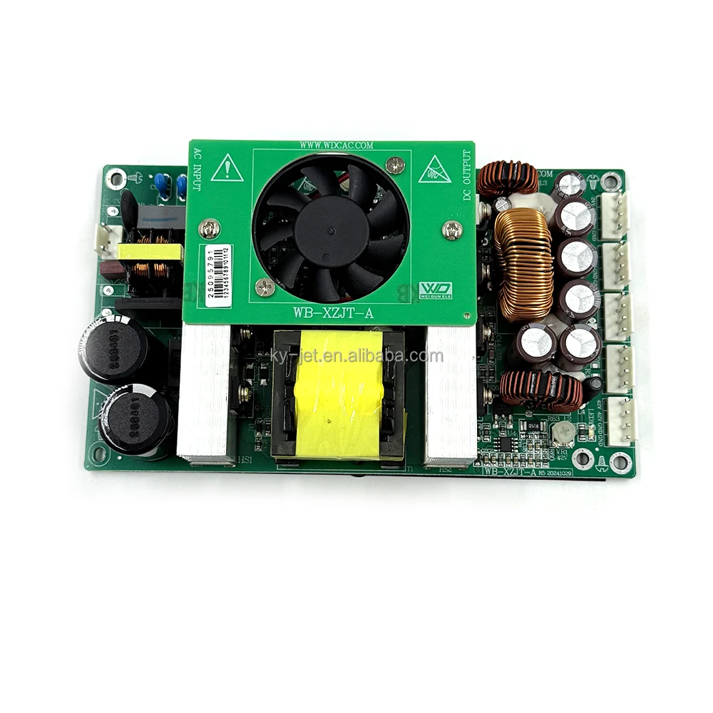 

Eco Solvent Printer DTF Power Board for Inkjet Printer WB-XZJ-FAN Power Supply Board 36v 24v 42v Four-way Integrated