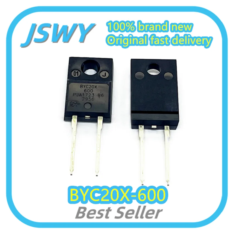 (10/50pcs) BYC20X-600 BYC20X TO-220F Fast Recovery Diode Brand New Ships Fast!