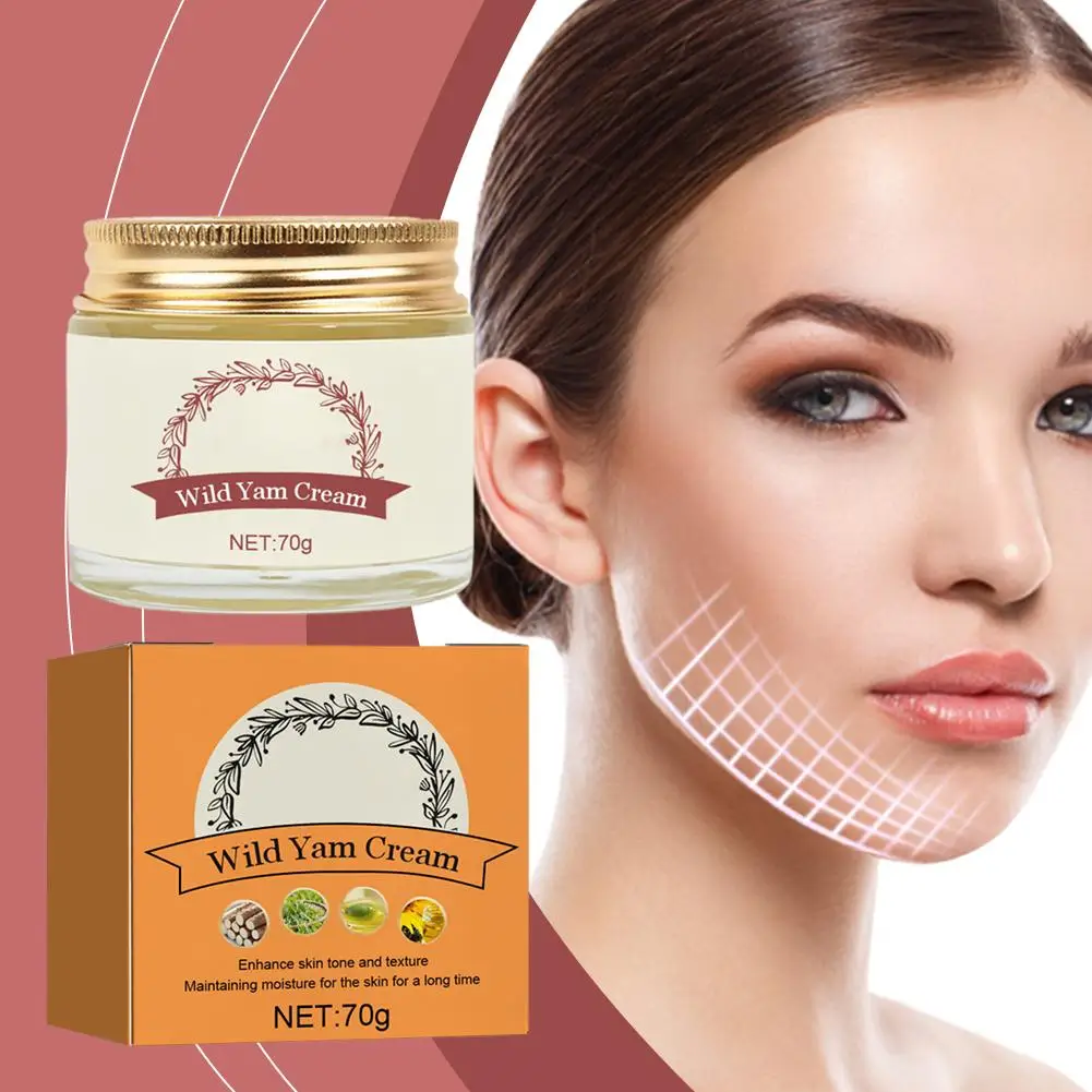 Wild Yam Cream Moisturizing Face Lift Skin Firming Formula Cream Mild Cream Moisturizing Yam Anti-aging Tightening Lifting A3O4