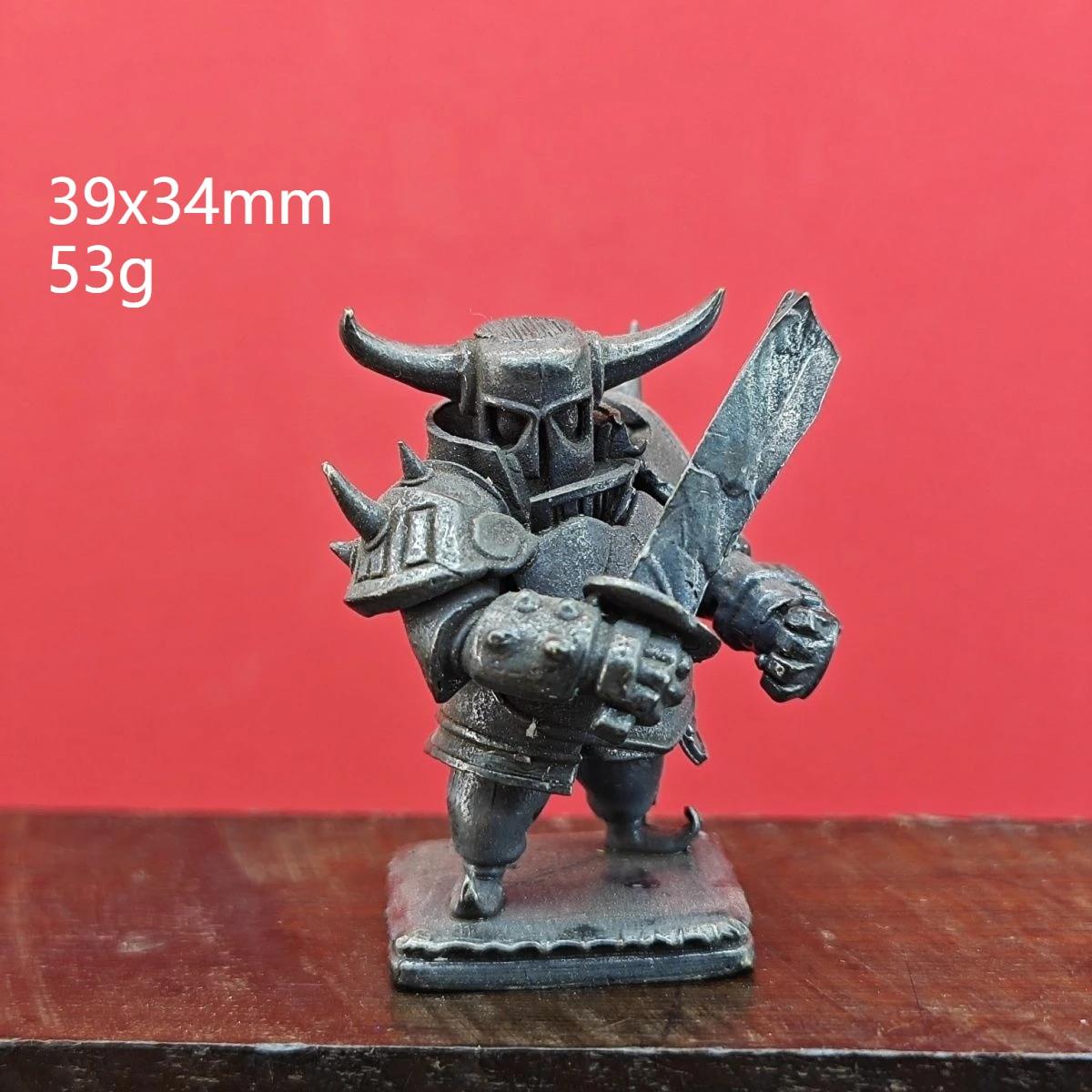 Retro Brass Tribal Conflict Clash Knight Soldier Warrior Copper Miniature Statue Figurine Model Decoration Crafts Gifts
