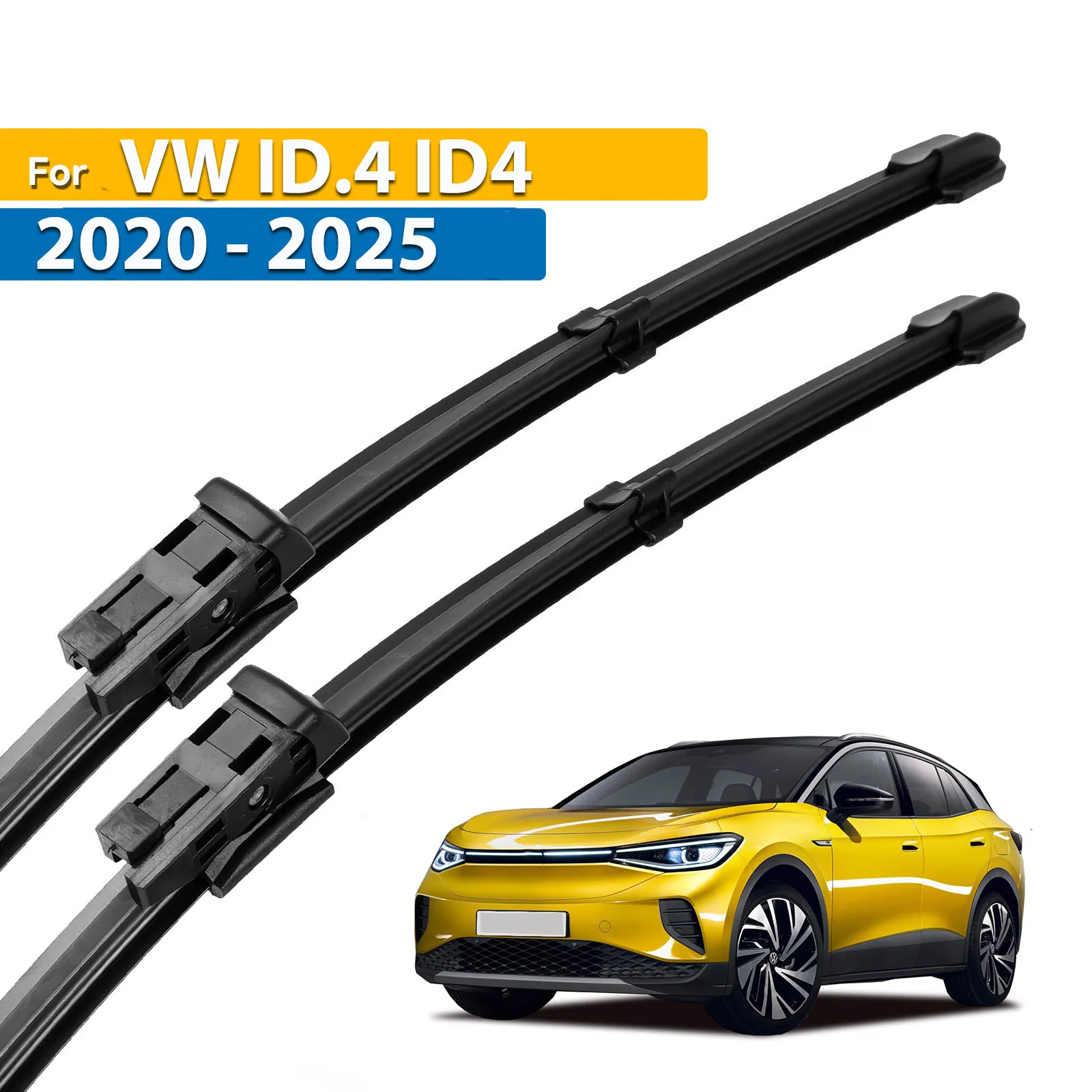 Erick's Wiper LHD Front Wiper Blades For VW ID.4 ID4 2020 - 2025 Windshield Windscreen Clean Window Car Rain Brushes 28''+18''