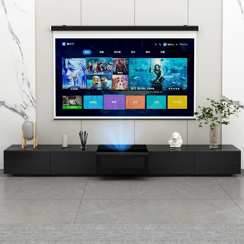 Hisense Fengmi 75-inch to 120-inch special projector hidden laser TV cabinet electric telescopic floor cabinet