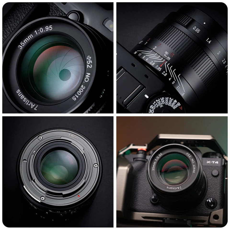 7artisans 35mm F0.95 Large Aperture Portrait Lens For Sony E ZVE10