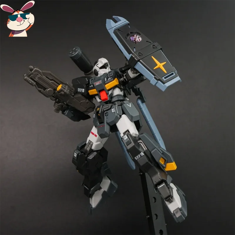 G-Line HG 1/144 Black Mech Assembly Model Kit Action Figures Desktop Decoration Doll Boy's Puzzle Toy Gift Collectible