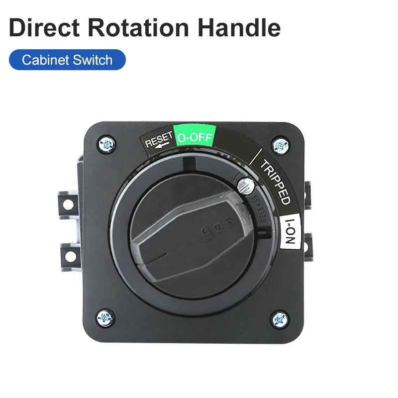 SM4-100A Rotary Handle Switch Main Power Door Open Power Off Handle Circuit Breaker Switch Interlock NSC100ROTDS