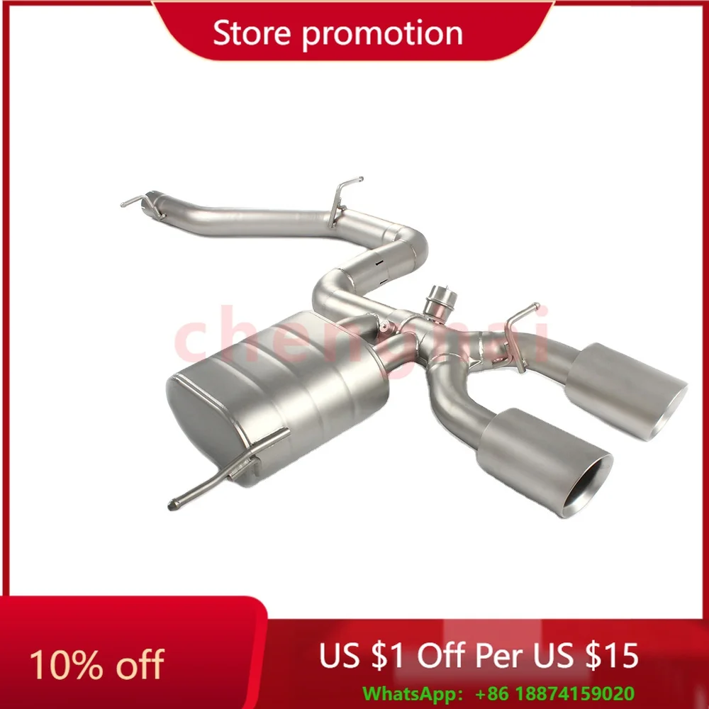 FUDKLi high quality stainless steel performance valvetronic exhaust catback system For Volkswagen Golf MK6 R 2.0 Tsi MK6 R20