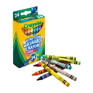 Crayola Waschabaler Crayon -Serie, Öldesign, Bleistiftmalerei, Kinderspielzeug, Kunstbedarf 8 Hauptverkäufe von Crayola -Wachskreide - №6