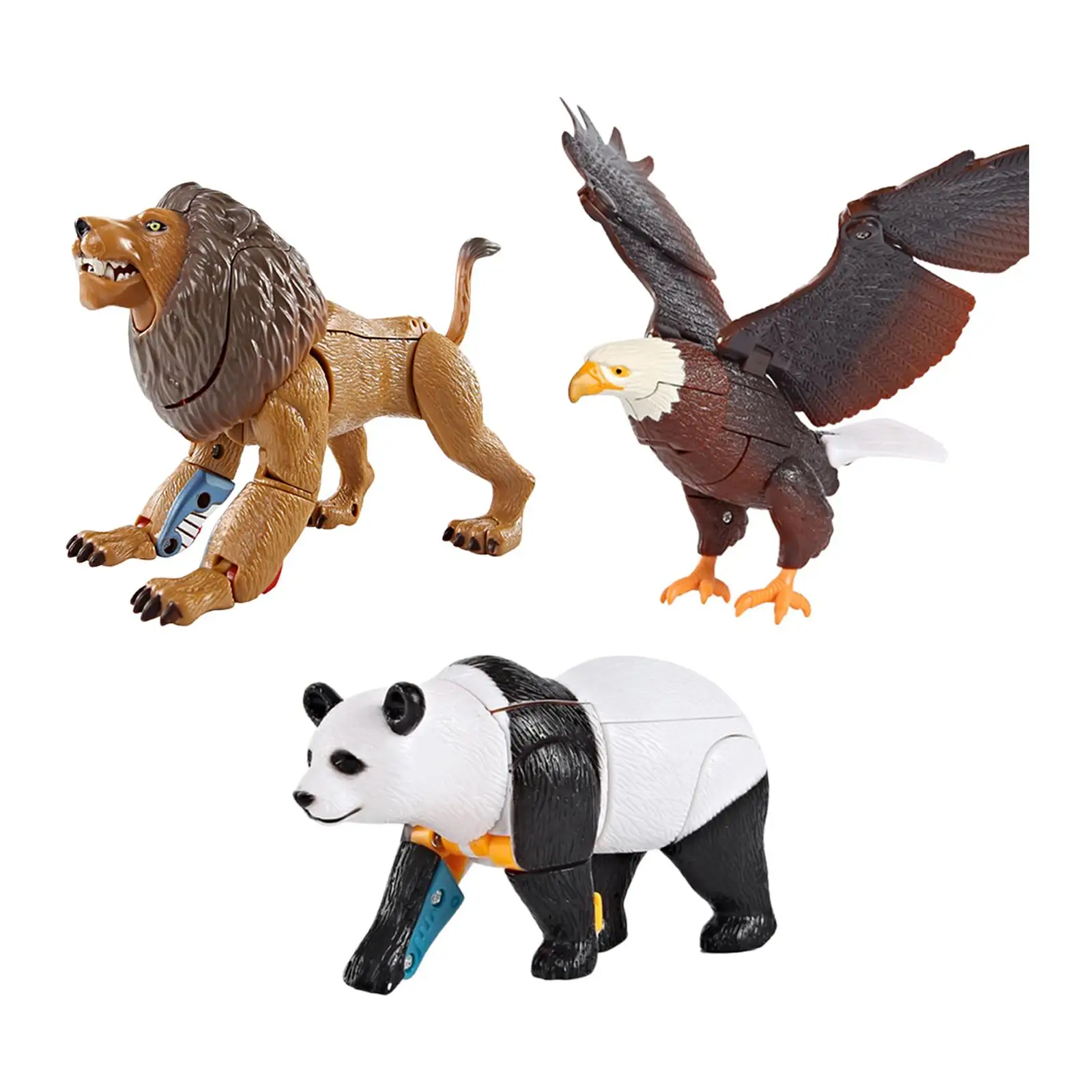 

3/set Lovely Transforming Action Animal FiguresToy Animal Model