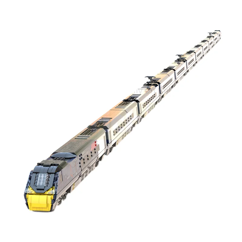 13626PCS MOC Tilt High‑speed Passenger Train Model Building Blocks DIY Assembly Gifts for Adults Collection Desktop