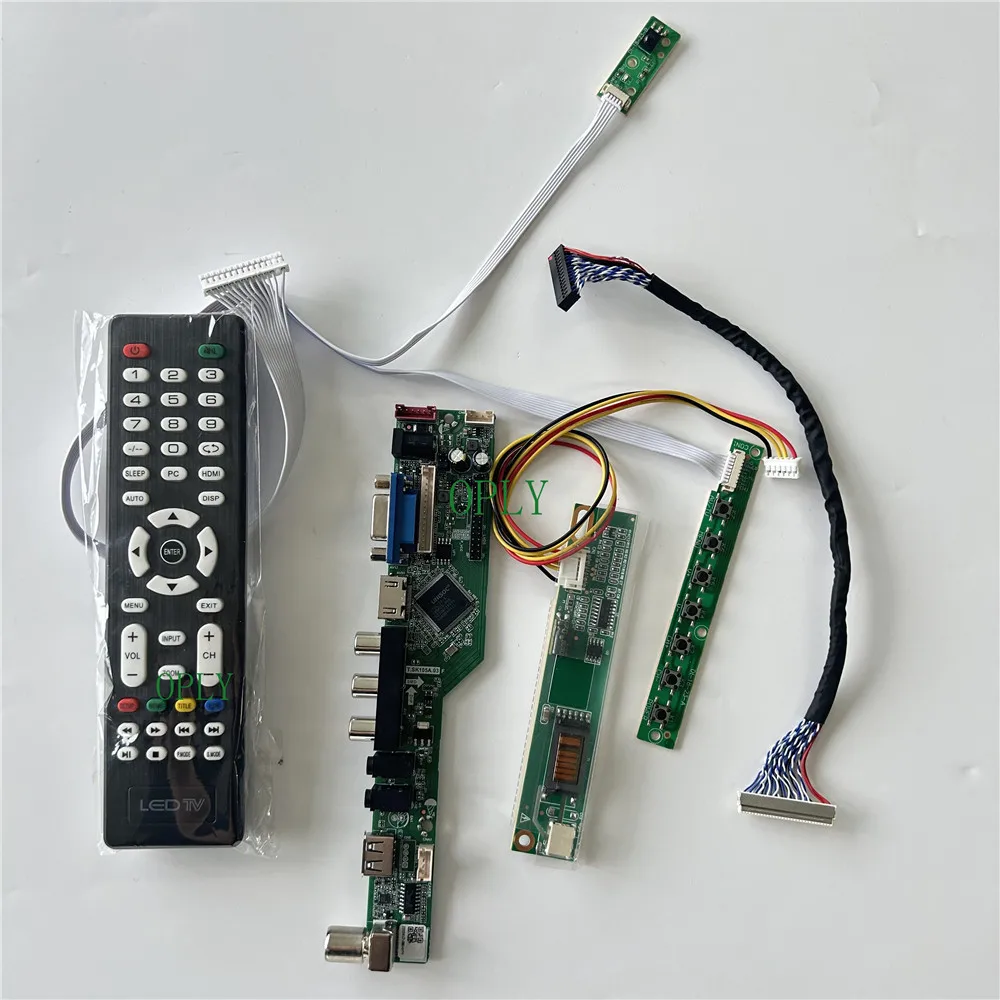 For B170PW06 V2 B170PW06 V3 1440x900 17 inch TV Controller Board Kit LCD Panel Screen Monitor HDMI-compatible VGA USB AV RF