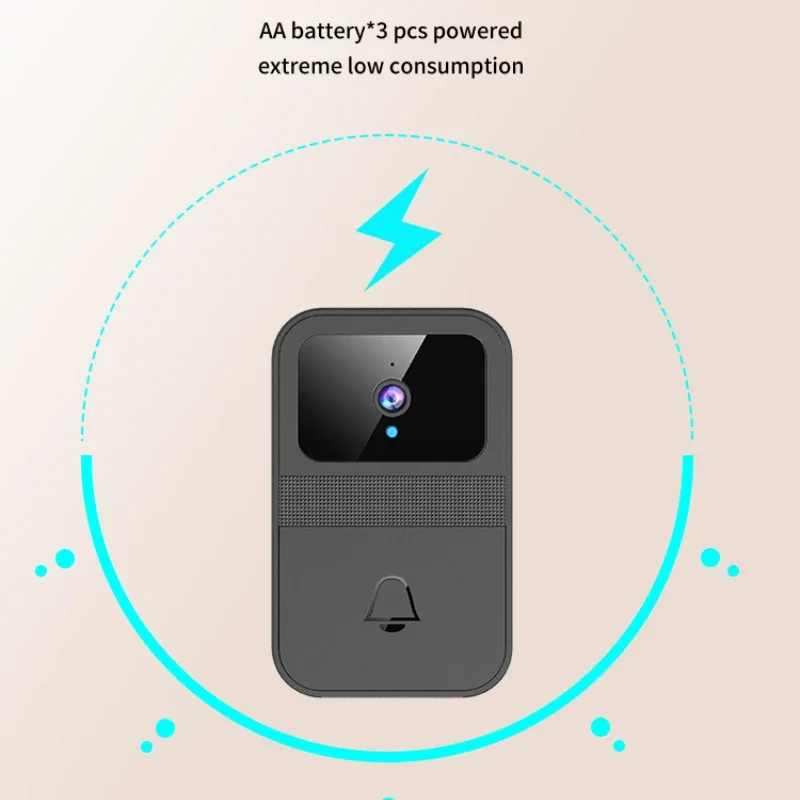 Smart Home Wireless Video Doorbell Ring Door Bell Security Camera Wifi  Intercom Doorbell