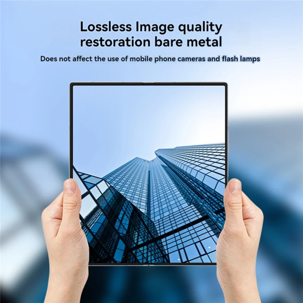 1pc Metal Frame Frosted Lens Sticker Lens Film Polished Lens Protector for Samsung Galaxy Z Fold6 Phone Accessories