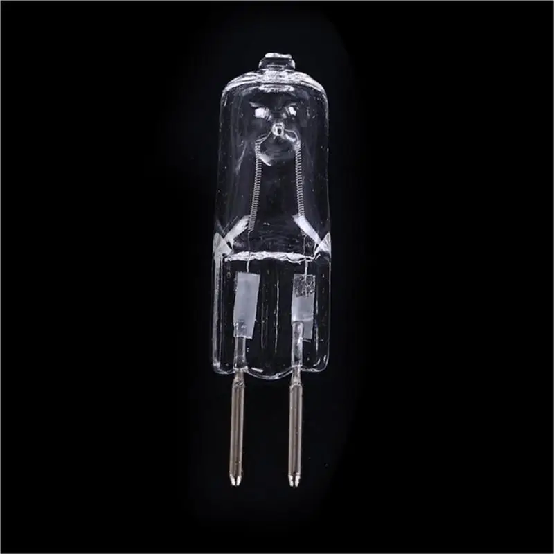 5pcs Halogen Lamp Beads G5.3 220V 35W 50W Halogen Bulbs Crystal Light Machine Work Lamp Yellow Light Color Clear Bulbs Whosesale