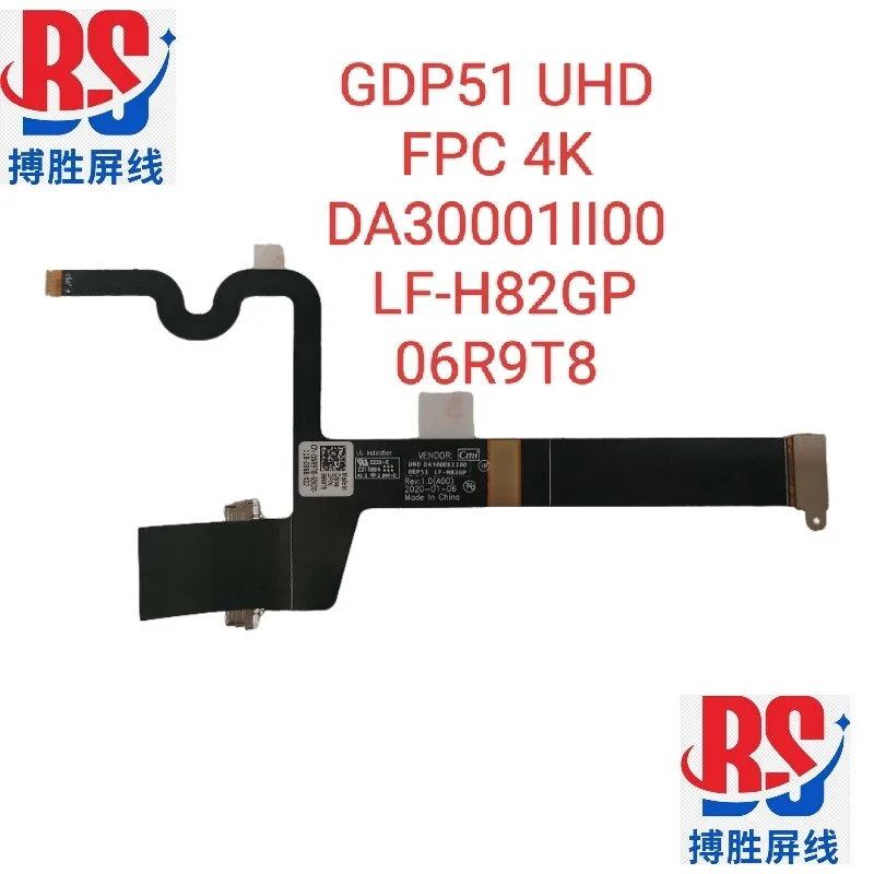 for Dell XPS 15 9510 GDP51 Screen Cable DA30001II00 LF-H82GP 06R9T8