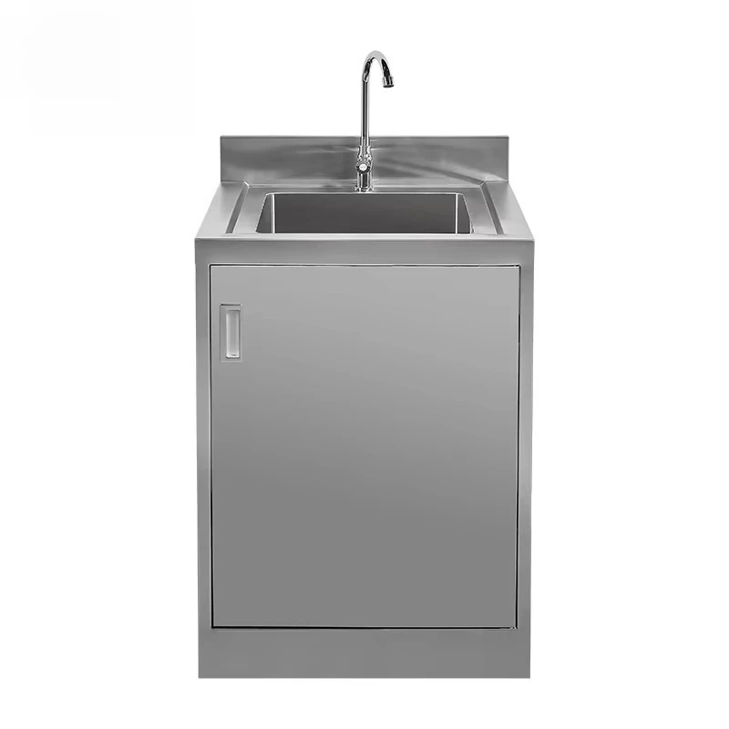 อ่างล้างมือสแตนเลสแบบหลายช่องที่ทันสมัย ทนทาน พร้อมสวิตช์เหยียบเท้า สำหรับสภาพแวดล้อมที่สะอาด ใช้ในเชิงพาณิชย์