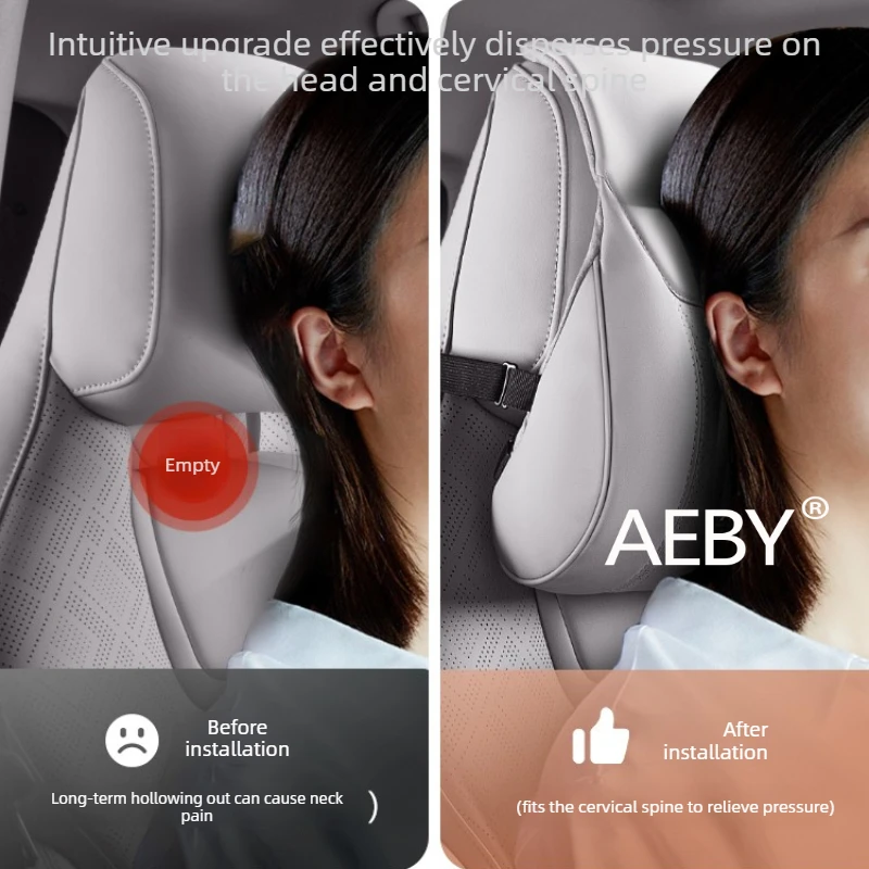 For BYD Atto 2 Smart Driving Editio 2024-2025 Car Neck Pillow & Lumbar Support,Memory Foam Headrest Cushion,Interior package