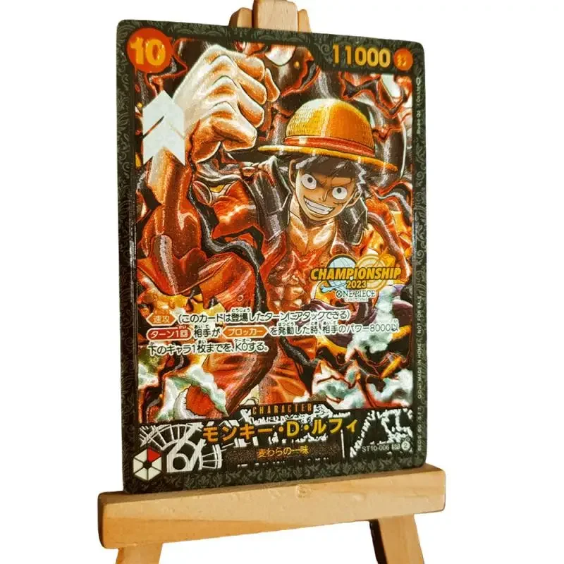 อะนิเมะ ONE PIECE DIY ACG Zoro กฎหมายเด็ก Kaidou Luffy Linlin ของเล่นสําหรับชายเดสก์ท็อปต่อสู้เกมสะสมการ์ดของขวัญวันเกิด