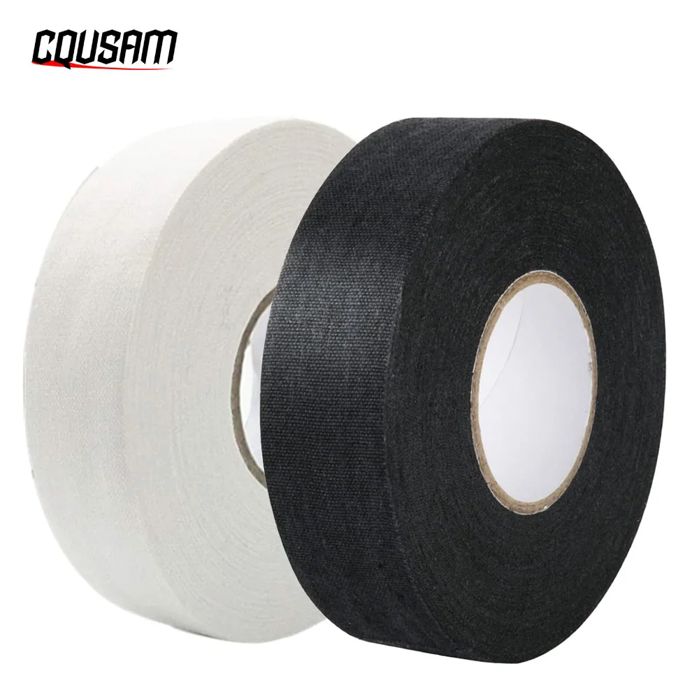 

1 рулон хоккейной ленты 2,5 см x 25 м, многофункциональная тканевая лента Goon Grip Tape для лакросса, бейсбольных и софтбольных бит, ракеток, пуловеров