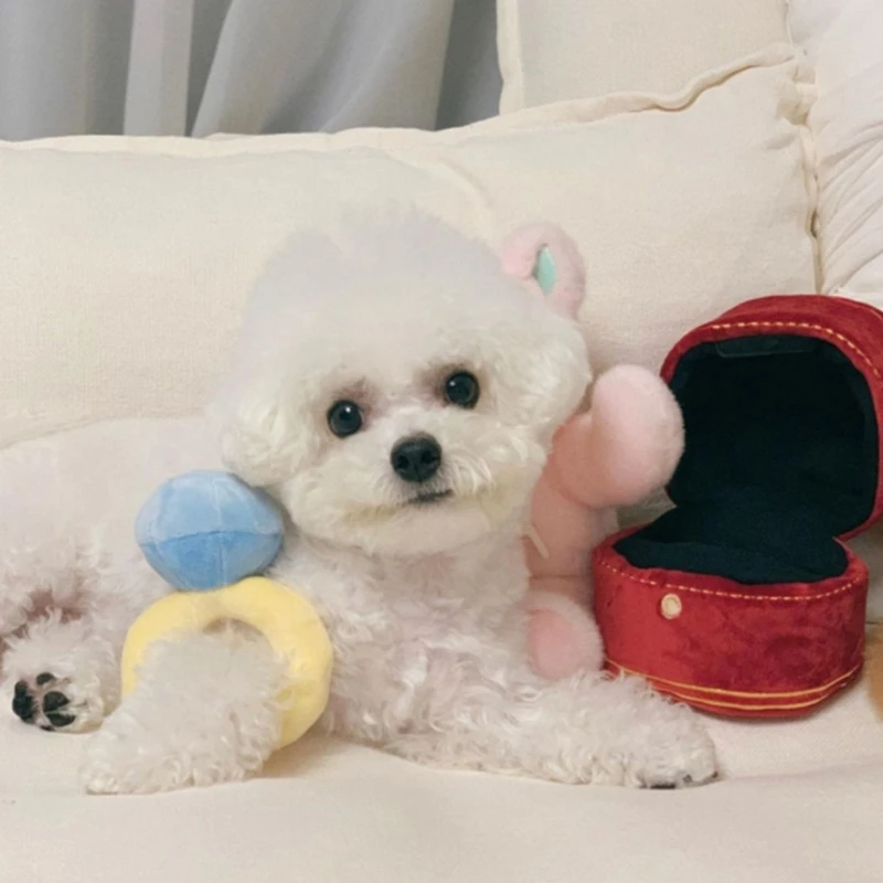 ぬいぐるみの形をしたぬいぐるみ,犬の形をしたおもちゃ,ソフトマッサージペットリング,大規模なペット用品