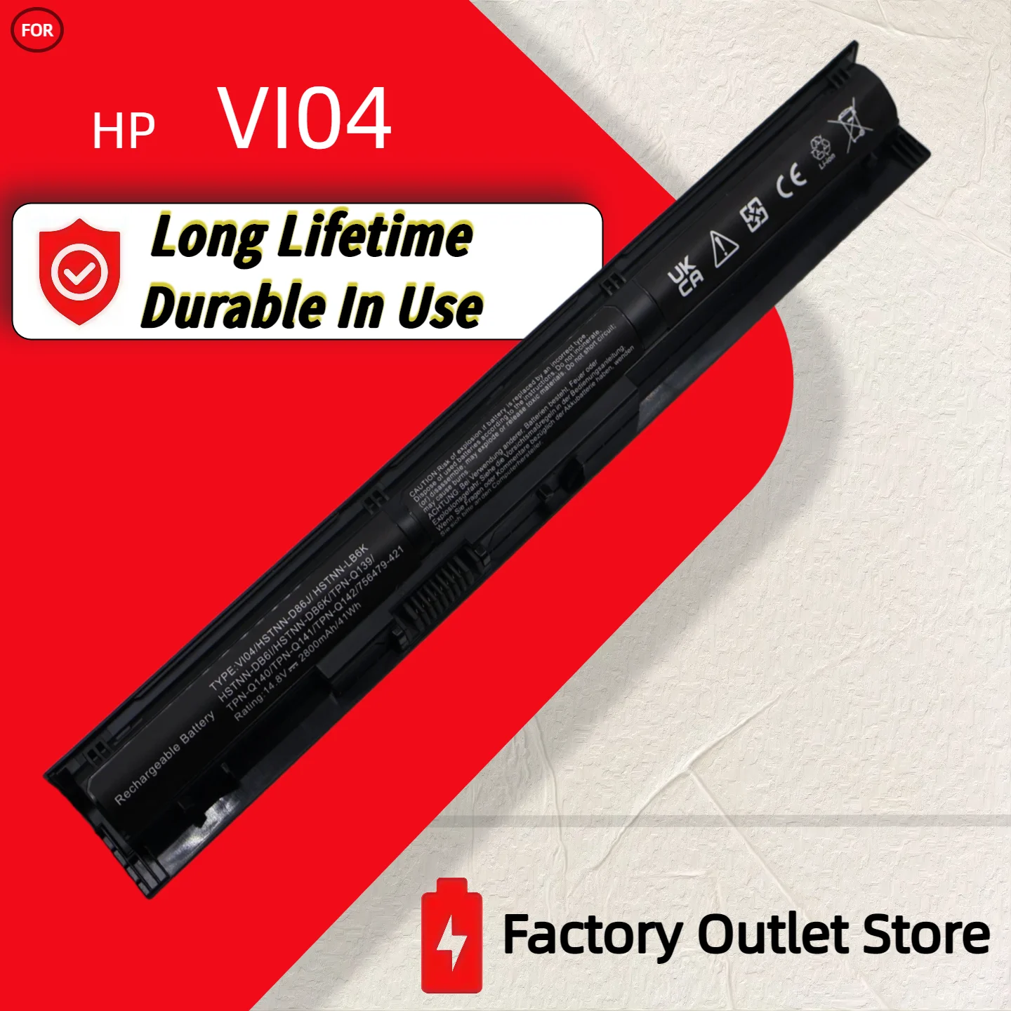 

Wholesale And Retail❗❗❗ VI04 VIO4 Laptop Battery For HP ProBook 440 G2 450 G2 445 G2 455 G2 Series 756743-001 756745-001