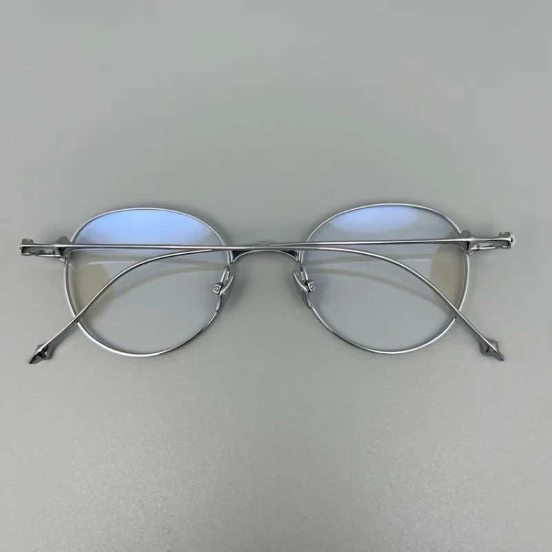 

Korea GM Vintage Comfortable Eyeglasses Fashion Round Pure Titanium Eyewear Luxury Prescription e&p Glasses Frame For Men Women