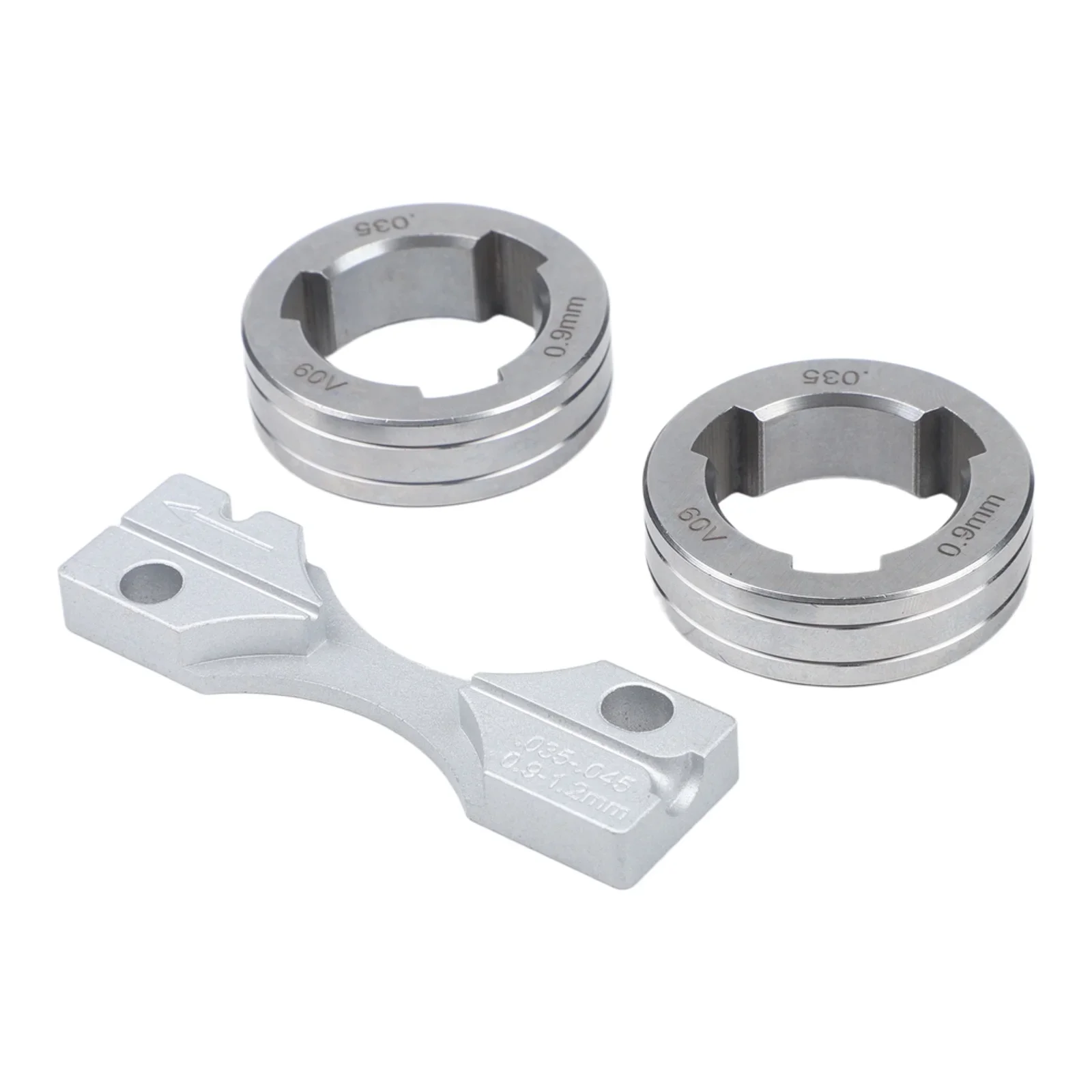 

0.35'' V-Groove Drive Roll Kit V-Groove Profile Solid Wire Compatibility Metal Construction For Lincoln Power MIG 216