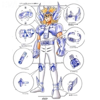 MMD Model Saint Seiya Myth Cloth EX Cygnus Hyoga Bronze Cloth Knights of the Zodiac Action Figure Toy Model New Arrival