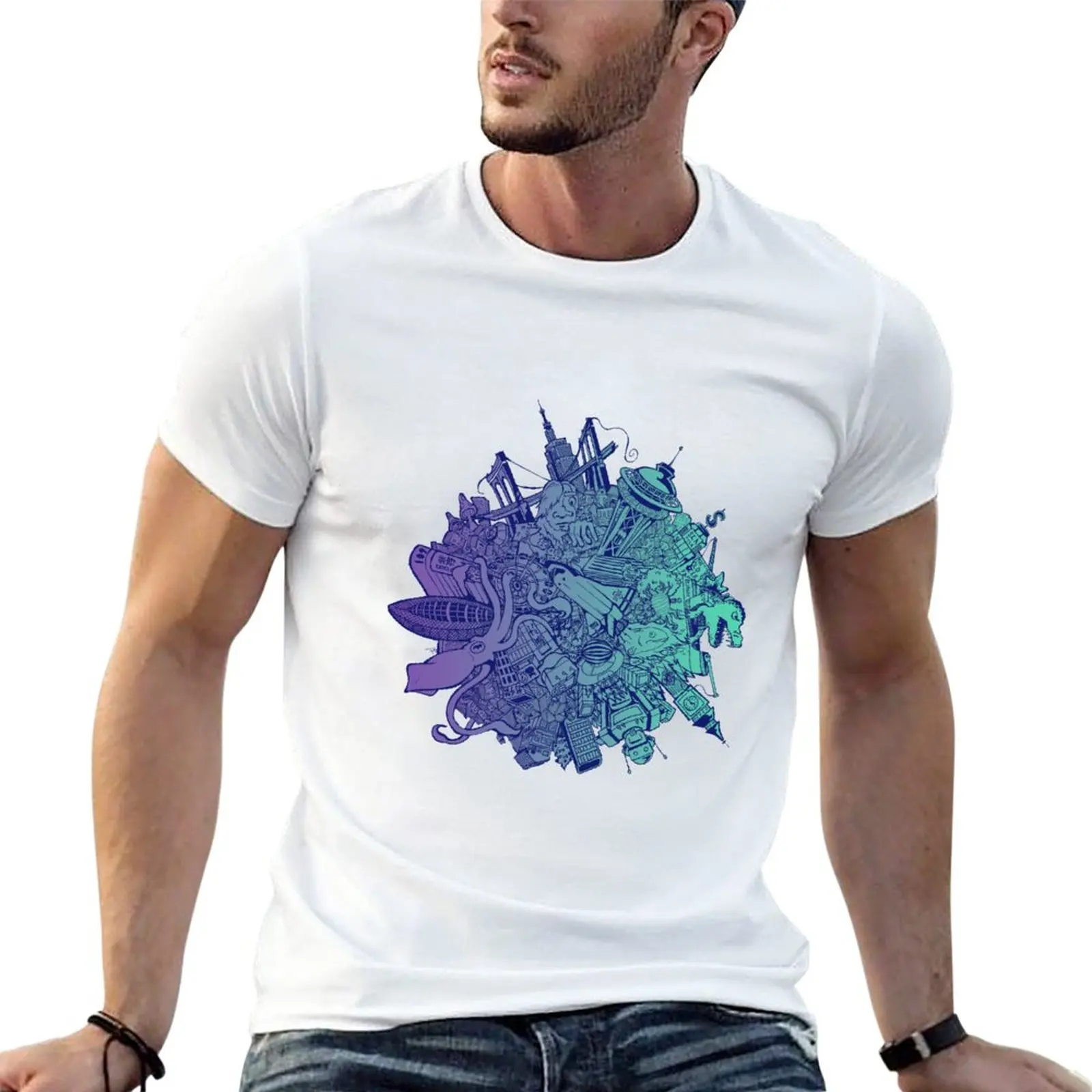 New Katamari Damacy - Original Art T-Shirt blank t shirts funny t shirts T-shirt men