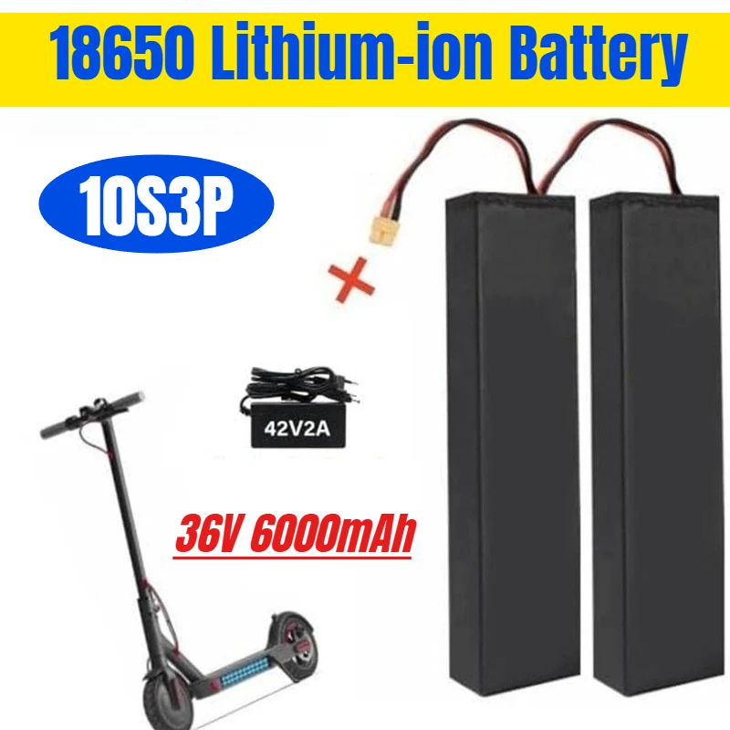 

10S3P 36V 6000mAh 18650 Lithium-ion Battery 500W for High-power Motorcycles Scooters