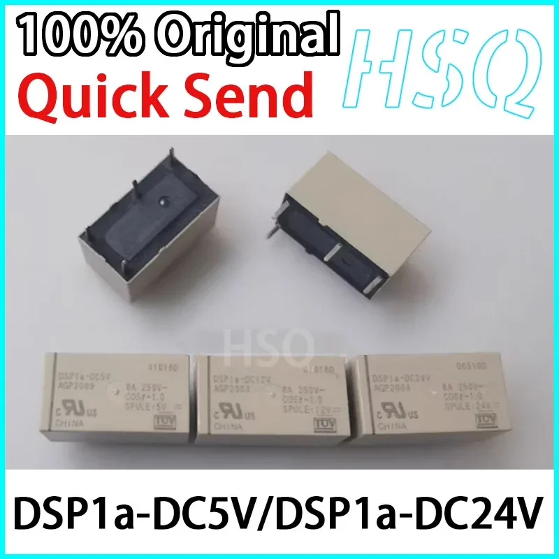 

5 шт. абсолютно новое оригинальное реле DSP1a-DC5V DSP1a-DC24V 4-контактное 8А