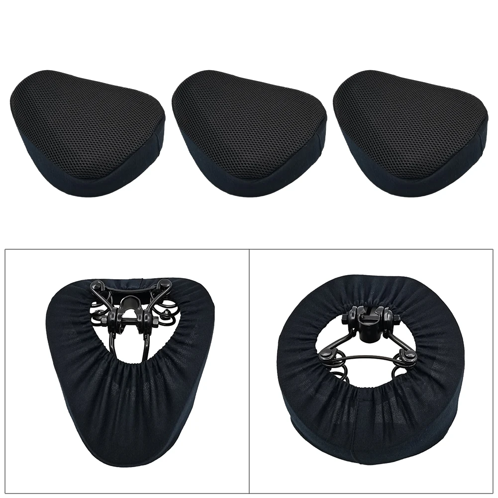 Saddle Cover 3 Pack of High Quality Bicycle Saddle Covers 3D Mesh Home Textile for Enhanced Comfort and Elasticity